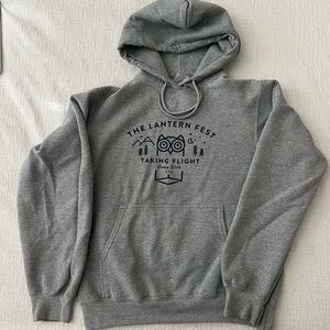gray hoodie sweatshirt from the lantern festival